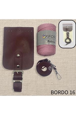 Telefon Çantası Seti 16 Bordo 