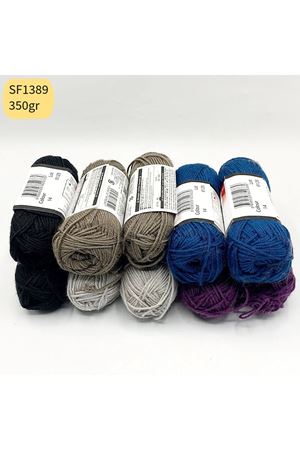 Stok Fazlası 10'lu Paket 350/400gr Amigurumi İpi Mix SF1389
