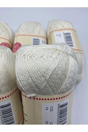 Ihraç Fazlası 5'li Paket 450gr İnce Akrilik Ekru EX12191