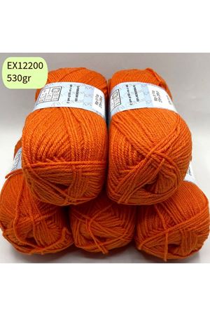 Ihraç Fazlası 5'li Paket 530gr Akrilik Turuncu EX12200