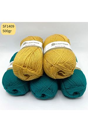 Stok Fazlası 5'li Paket 500 gram Lady Yarn Muffin Mix SF1409