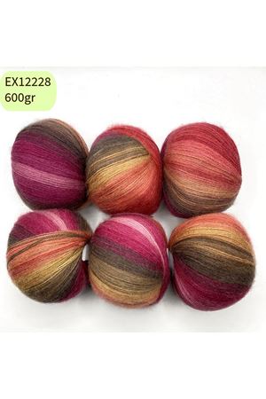 İhrac Fazlası 6'lı Paket 600 gr Angora Batik EX12228