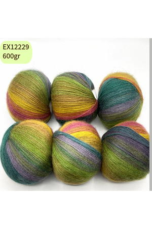 İhrac Fazlası 6'lı Paket 600 gr Angora Batik EX12229