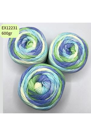 İhrac Fazlası 3'lü Paket 600 gr Akrilik Kek Batik EX12231