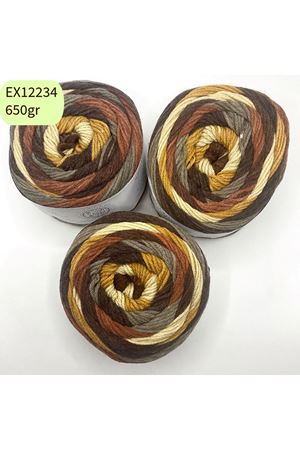 İhrac Fazlası 3'lü Paket 650 gr Akrilik Kek Batik EX12234