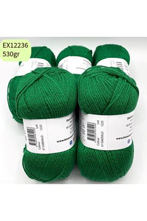 Ihraç Fazlası 5'li Paket 530gr Simli Akrilik Yeşil EX12236