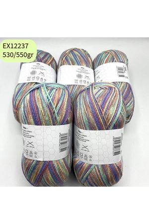 İhraç Fazlası 5'li Paket 530-580gr İnce Akrilik Ebruli EX12237