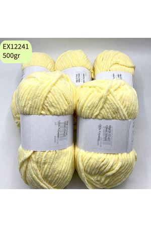 İhrac Fazlası 5'li Paket 500gr Kadife Açık Sarı EX12241