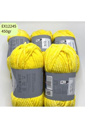 İhrac Fazlası 5'li Paket 450gr Kadife Sarı EX12245