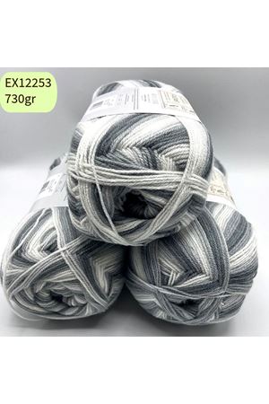 İhraç Fazlası 3'lü Paket 730gr İnce Akrilik Ebruli EX12253