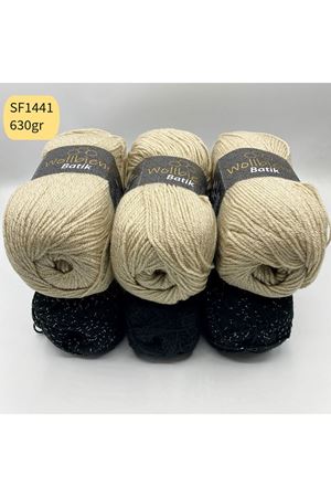Stok Fazlası 6'lı Paket 630gr Simli Akrilik Mix SF1441