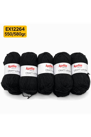 İhraç Fazlası 10'lu Paket 550/580gr Akrilik Siyah EX12264