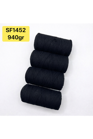 Stok Fazlası 940 Cotton Makrome Siyah SF1452
