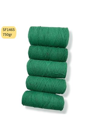 Stok Fazlası 750gr Cotton Makrome Mix Yeşil SF1465