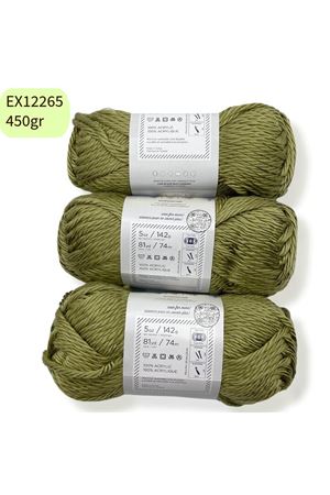 İhraç Fazlası 3'lü Paket 450 gr Yumuşak Parlak Akrilik Yeşil EX12265