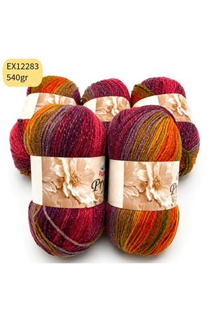 İhraç Fazlası 5'li Paket 540 gr Simli Akrilik Ebruli EX12283