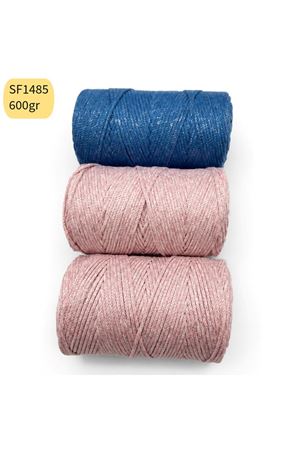 Stok Fazlası 600gr Cotton Lurex Makrome Mix SF1485