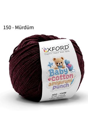 Oxford Baby Cotton Amigurumi Punch 50 gr 150 m No:150 Mürdüm 