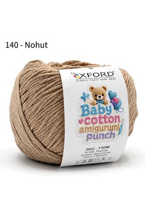 Oxford Baby Cotton Amigurumi Punch 50 gr 150 m No:140 Nohut 