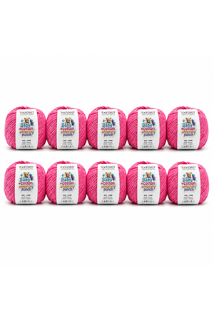 10'lu Paket Oxford Baby Cotton Amigurumi Punch 50gr/150m No:110 Pembe