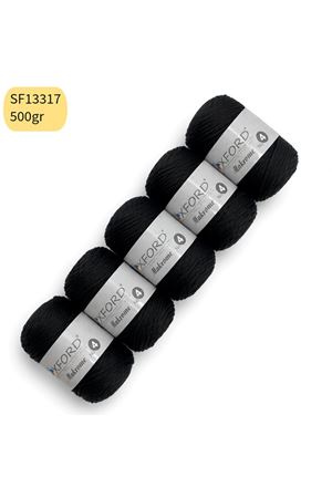 Stok Fazlası 500 gram PP No:4 Makrome Siyah SF13317