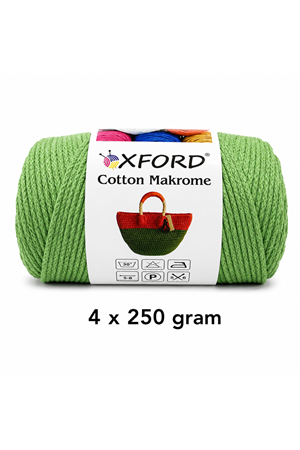 Cotton Makrome 4'lü Paket No:1197 Elma