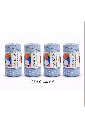 Cotton Makrome 4'lü Paket No:007 Bebe Mavi
