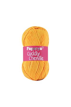 Papatya Cuddly Chenille Kadife 8740 Koyu Sarı