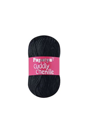 Papatya Cuddly Chenille Kadife 2000 Siyah