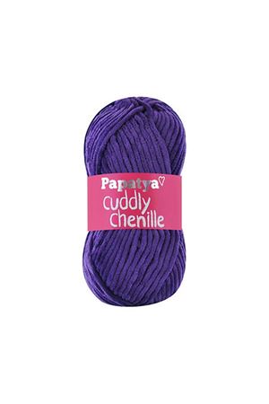 Papatya Cuddly Chenille Kadife 4575 Mor