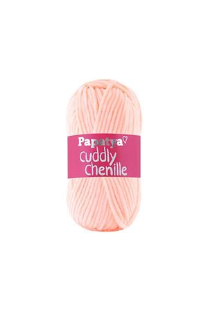 Papatya Cuddly Chenille Kadife 7420 Koyu Somon 