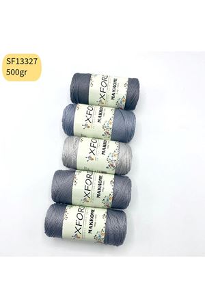 Stok Fazlası 500 gram PP No:3 Makrome Gri Mix SF13327
