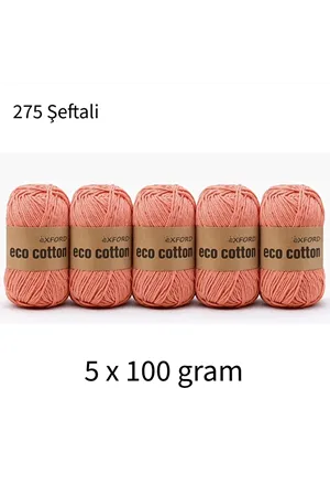 5'li Paket Eco Cotton 100gr-200m No:275 Şeftali