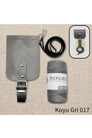 Telefon Çantası Seti 17 Koyu Gri