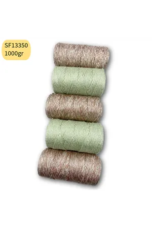 Stok Fazlası 1000 gram PP No:4 SİMLİ Makrome Mix SF13350