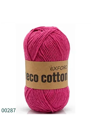 Eco Cotton 100 gram - 00287 Fuşya