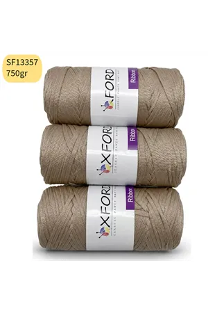 Stok Fazlası 3'lü Paket Polyester Ribbon 750 gram Bej SF13357