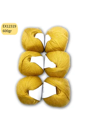 İhraç Fazlası 6'lı Paket 600 gr Angora Hardal EX12319