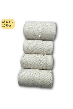 Stok Fazlası 1050gr Cotton Makrome Açık Krem SF13372