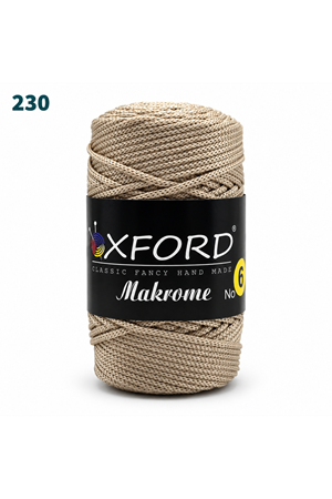 Oxford 6 No Makrome 200 Gram - 230 Koyu Bej