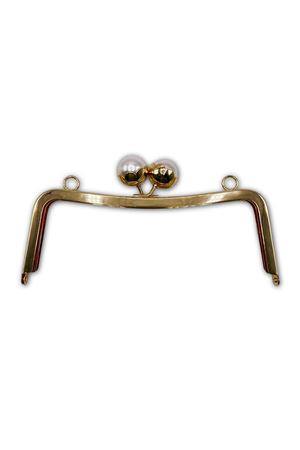 Klipsli Metal Cüzdan Bursu İçten Vidalı (Vidalar Dahil) 20 cm Altın