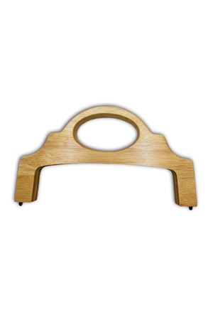 Saplı Ahşap Çanta Bursu 25 cm Meşe