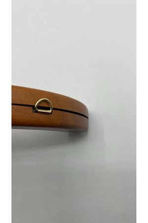 Saplı Ahşap Çanta Bursu 25 cm Ceviz
