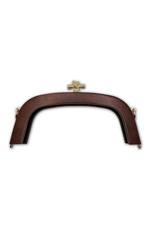 Klipsli Ahşap Çanta Bursu İçten Vidalı (Vidalar Dahil) 20 cm Venge