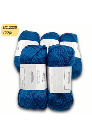 İhraç Fazlası 5'li Paket 700 gr Yumuşak Parlak Akrilik Mavi EX12330