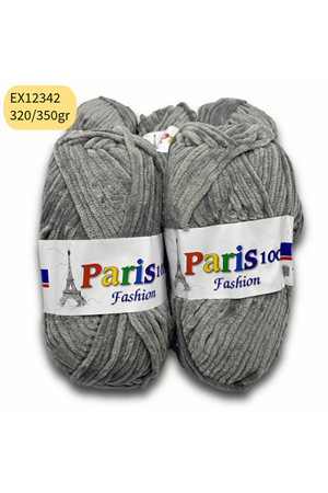 İhraç Fazlası 5'li Paket 320/350 gr Kadife İpi Koyu Gri EX12342