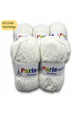 İhraç Fazlası 5'li Paket 350/400 gr Kadife İpi Krem EX12346