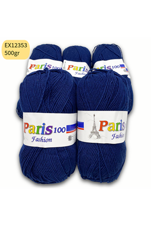 İhraç Fazlası 5'li Paket 500 gr Akrilik Lacivert EX12353