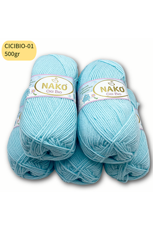 5'li Paket Nako Cici Bio 6874 Bebe Mavi 01