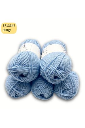 İhraç Fazlası 5'li Paket 500 gr Akrilik Bebe Mavi SF13447